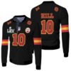 10 Tyreek Hill Kannas City 1 Jersey Inspired Style Bomber Jacket