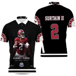 2 Alabama Patrick Surtain Ii Polo Shirt
