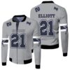 21 Ezekiel Elliott Cowboys Jersey Inspired Style Bomber Jacket