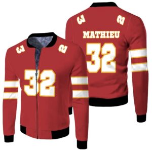 32 Tyrann Mathieu Kannas City Jersey Inspired Style Bomber Jacket