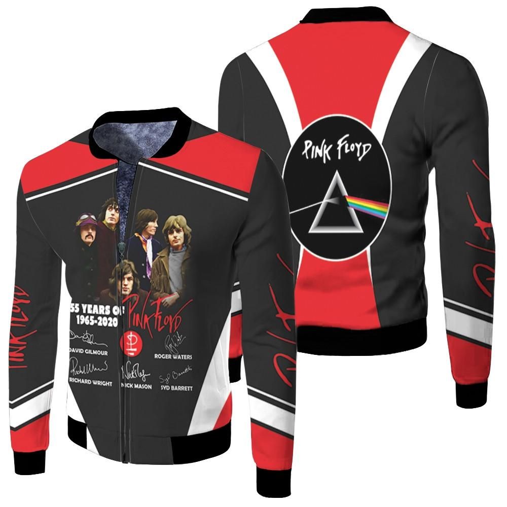 55 Years of Pink Floyd 1965 2020 Legend Rock Band Member Signature 3D Designed Allover Gift For Pink Floyd Fans Bomber Jacket 55 Years of Pink Floyd 1965 2020 Legend Rock Band Member Signature 3D Designed Allover Gift For Pink Floyd Fans Bomber Jacket