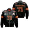 71 Mitchell Schwartz Kannas City 1 Jersey Inspired Style Bomber Jacket