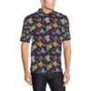 80S Pattern Print Design 3 Men Polo Shirt