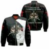 A Child Of God A Woman Of Faith A Warrior Of Christ For Fan 3D T Shirt Hoodie Sweater Bomber Jacket Model 218 Bomber Jacket