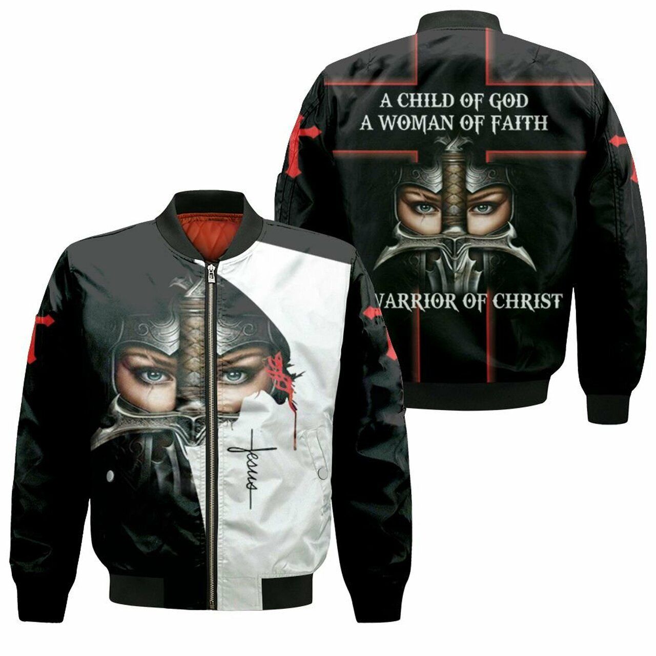 A Child Of God A Woman Of Faith A Warrior Of Christ For Fan 3D T Shirt Hoodie Sweater Jersey Bomber Jacket Model 220 Bomber Jacket A Child Of God A Woman Of Faith A Warrior Of Christ For Fan 3D T Shirt Hoodie Sweater Jersey Bomber Jacket Model 220 Bomber Jacket