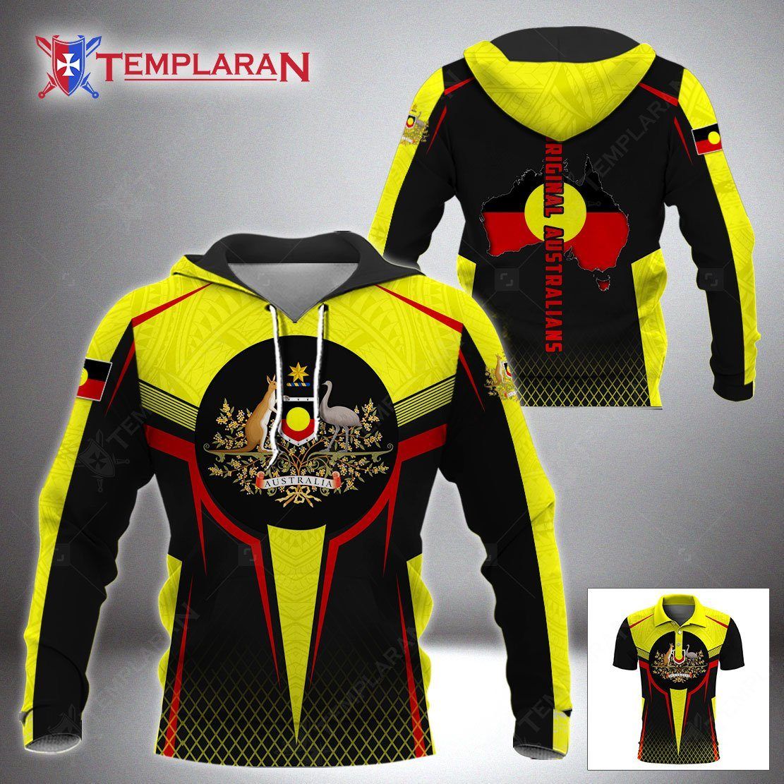 Aboriginal Australians 3D Full Printing Hoodie And Polo Shirt Aboriginal Australians 3D Full Printing Hoodie And Polo Shirt