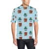 Accordion Mustache Pattern Print Design 01 Men Polo Shirt