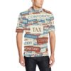 Accounting Financial Pattern Print Design 01 Men Polo Shirt