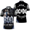 Acdc Bon Scott Bon The Last Highway Polo Shirt