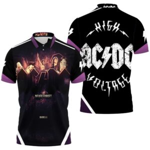 Acdc Never Forget Polo Shirt