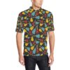 Acoustic Guitar Pattern Print Design 01 Men Polo Shirt