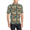 Acoustic Guitar Pattern Print Design 02 Men Polo Shirt