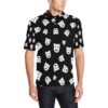 Acting Mask Pattern Print Design 03 Men Polo Shirt