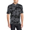Acu Digital Black Camouflage Men Polo Shirt
