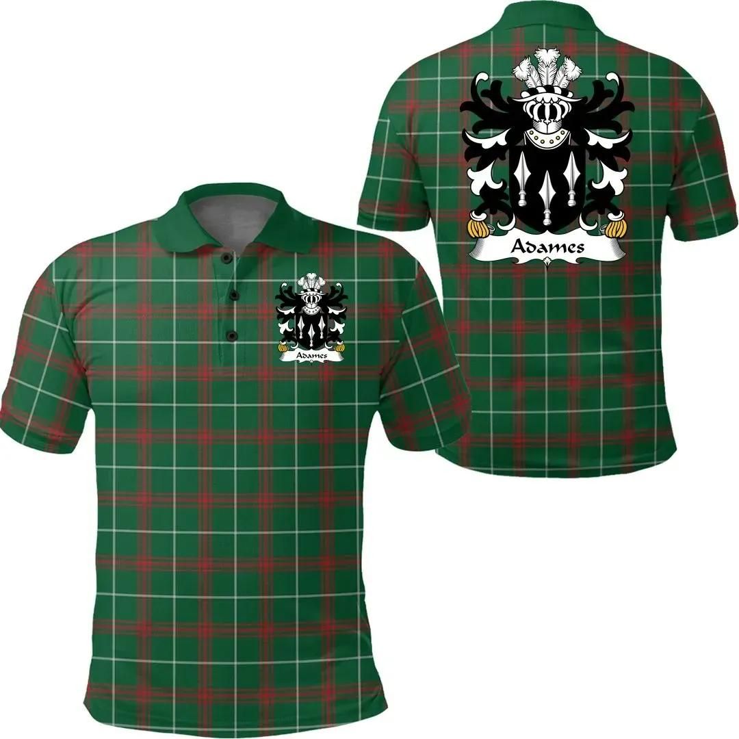 Adames (of Cardiganshire) Wales Polo Shirt - Welsh National Tartan A7 Adames (of Cardiganshire) Wales Polo Shirt - Welsh National Tartan A7