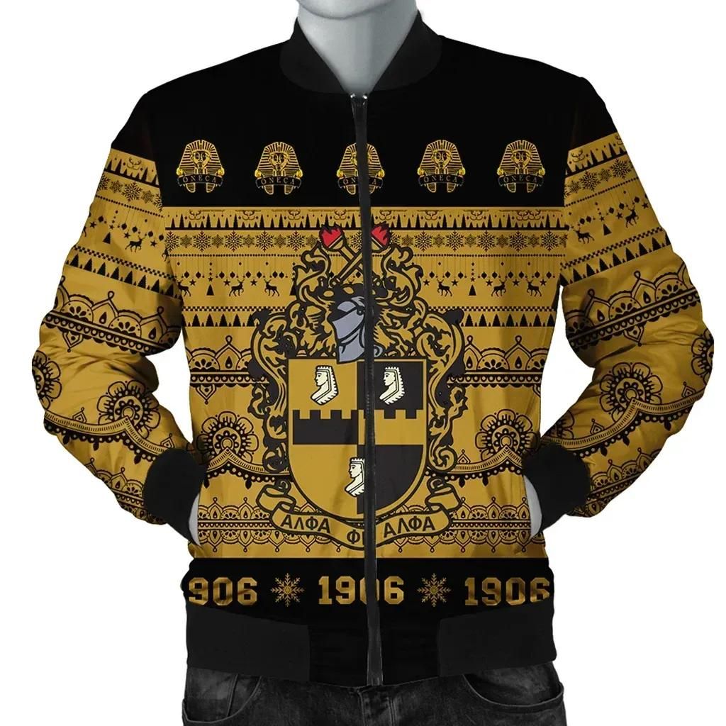 Africa Zone Jacket - Alpha Phi Alpha Xmas Establish Year Bomber Jacket J09 Bomber Jacket Africa Zone Jacket - Alpha Phi Alpha Xmas Establish Year Bomber Jacket J09 Bomber Jacket