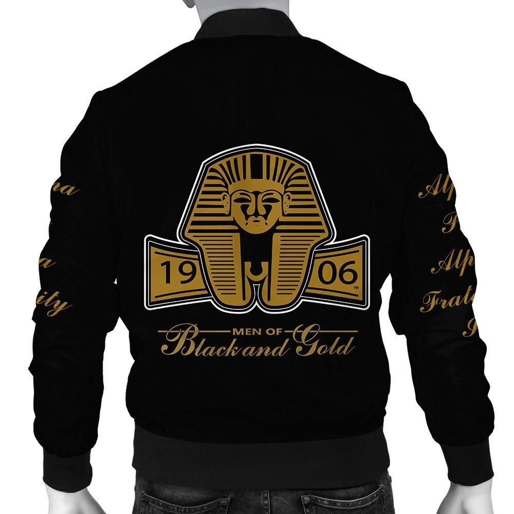 Africa-Zone-Jacket-Black-And-Gold-Alpha-Phi-Alpha-Giza-Bomber-Jacket-J5-Bomber-Jacket-1