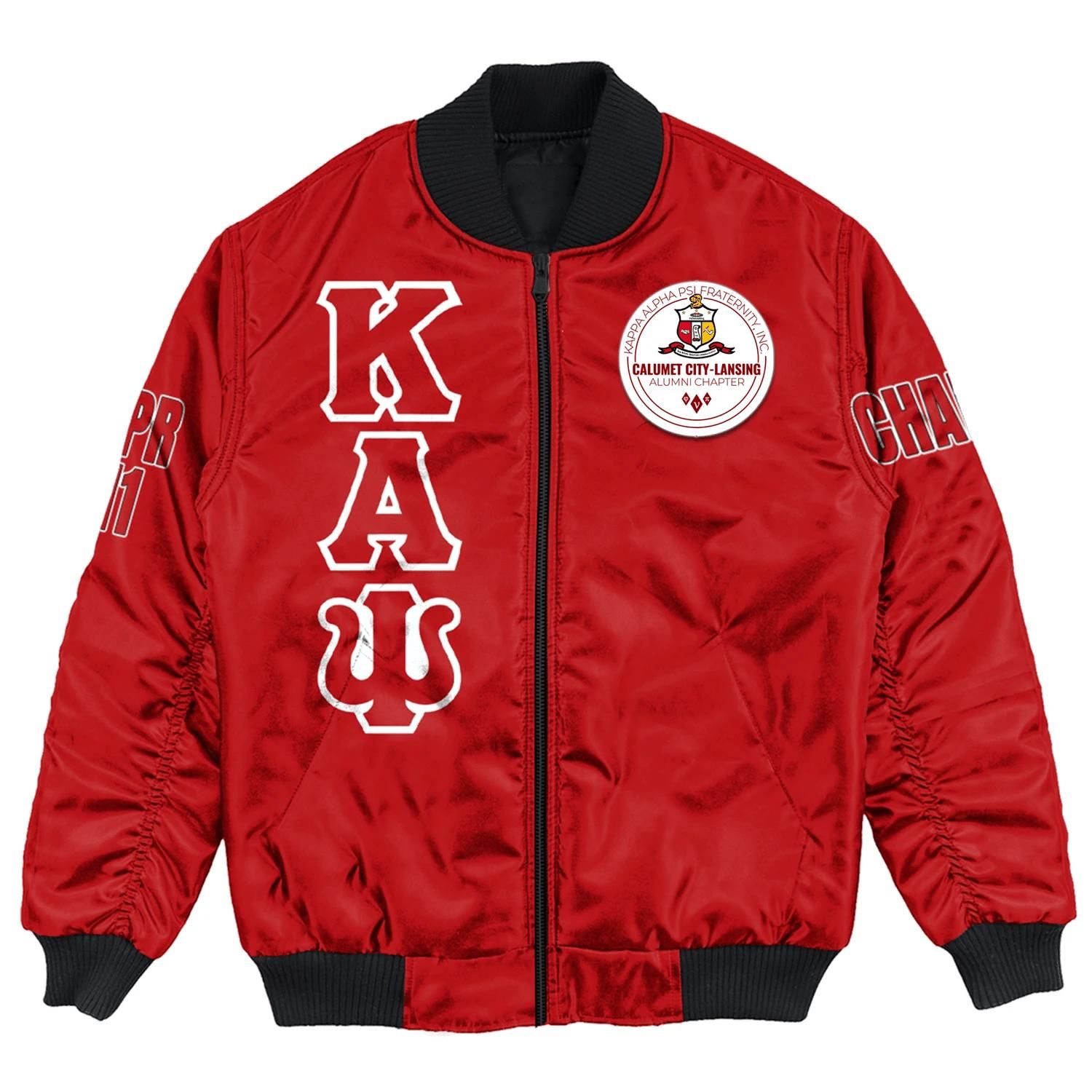 Africa Zone Jacket - Calumnet City-Lansing Alumni Chapter Bomber Jackets A31 Bomber Jacket Africa Zone Jacket - Calumnet City-Lansing Alumni Chapter Bomber Jackets A31 Bomber Jacket