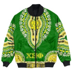 Africa Zone Jacket - Chi Eta Phi Dashiki Bomber Jackets A31 Bomber Jacket