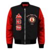 Africa Zone Jacket - Delta Sigma Theta Hand Sign Elephant Sleeve Zip Bomber Jacket J5 Bomber Jacket