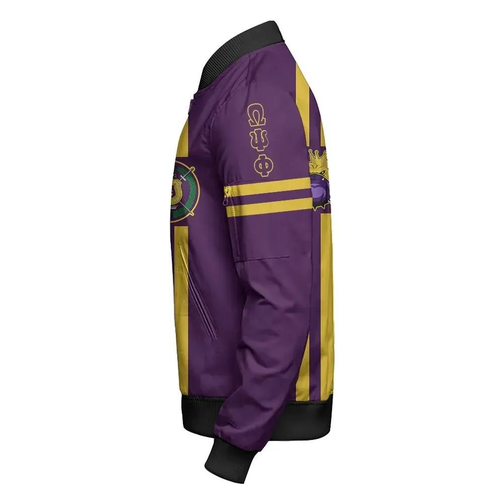 Africa-Zone-Jacket-Hbcu-Omega-Psi-Phi-Bulldog-Sleeve-Zip-Bomber-Jacket-J5-Bomber-Jacket-2