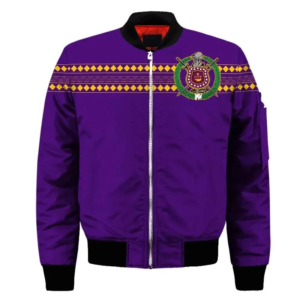 Africa Zone Jacket - Omega Psi Phi Africa Map Sleeve Zip Bomber Jacket J5 Bomber Jacket Africa Zone Jacket - Omega Psi Phi Africa Map Sleeve Zip Bomber Jacket J5 Bomber Jacket