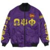Africa Zone Jacket - Omega Psi Phi - Beta Nu Chapter Bomber Jacket A7 Bomber Jacket