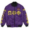 Africa Zone Jacket - Omega Psi Phi - Chi Gamma Gamma Bomber Jacket A7 Bomber Jacket