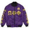 Africa Zone Jacket - Omega Psi Phi - Iota Upsilon Chapter Bomber Jacket A7 Bomber Jacket