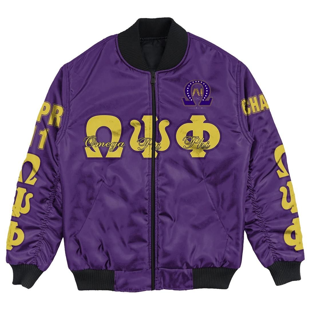 Africa Zone Jacket - Omega Psi Phi - Lambda Iota Bomber Jacket A7 Bomber Jacket Africa Zone Jacket - Omega Psi Phi - Lambda Iota Bomber Jacket A7 Bomber Jacket