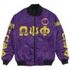Africa Zone Jacket - Omega Psi Phi - Psi Omega Chapter Bomber Jacket A7 Bomber Jacket