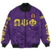 Africa Zone Jacket - Omega Psi Phi - Sigma Iota Iota Chapter Bomber Jacket A7 Bomber Jacket