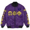 Africa Zone Jacket - Omega Psi Phi - Sigma Tau Chapter Bomber Jacket A7 Bomber Jacket