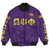 Africa Zone Jacket - Omega Psi Phi - Tau Pi Chapter Bomber Jacket A7 Bomber Jacket