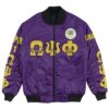 Africa Zone Jacket - Omega Psi Phi - Theta Rho International Chapter Bomber Jacket A7 Bomber Jacket