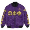 Africa Zone Jacket - Omega Psi Phi - Tq - Tau Omega Chapter Bomber Jacket A7 Bomber Jacket