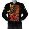 Africa Zone Jacket - Orisha Shango Lion Fire Bomber Jacket J8 Bomber Jacket