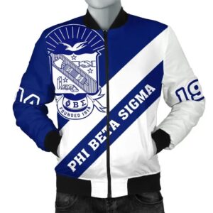 Africa Zone Jacket - Phi Beta Sigma Bomber Jacket - Tech Style - J4 Bomber Jacket