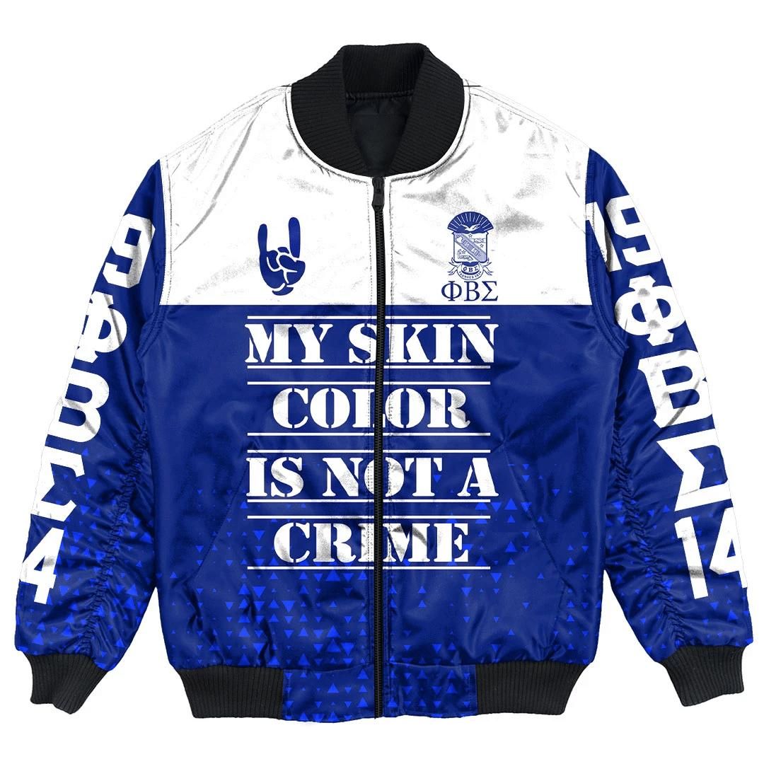 Africa Zone Jacket - Phi Beta Sigma Bomber Jackets A7 Bomber Jacket Africa Zone Jacket - Phi Beta Sigma Bomber Jackets A7 Bomber Jacket