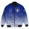 Africa Zone Jacket - Phi Beta Sigma Gradient Bomber Jackets A31 Bomber Jacket