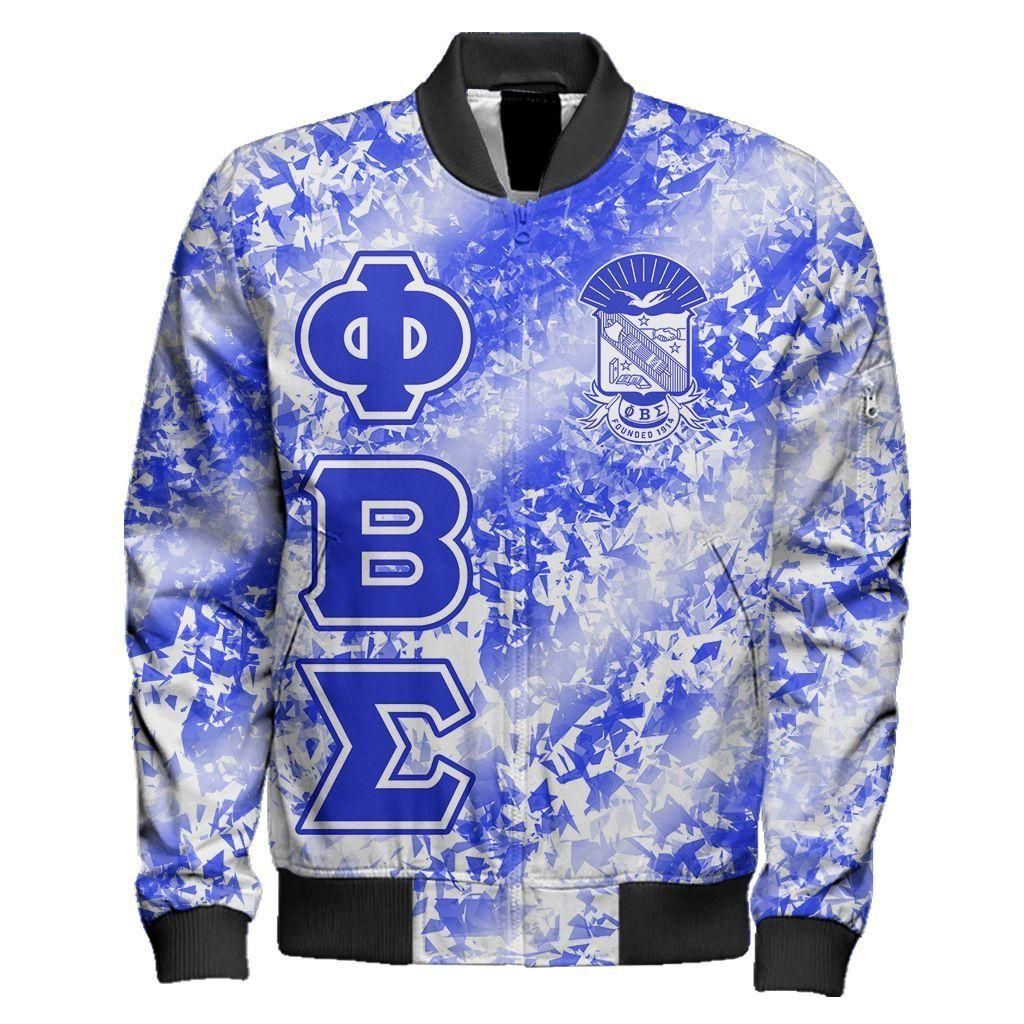 Africa-Zone-Jacket-Phi-Beta-Sigmas-1914-Diamond-Pattern-Sleeve-Zip-Bomber-Jacket-J5-Bomber-Jacket-1