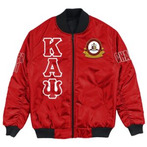 Africa Zone Jacket - Spartanburg (Sc) Alumni Chapter Bomber Jackets A31 Bomber Jacket