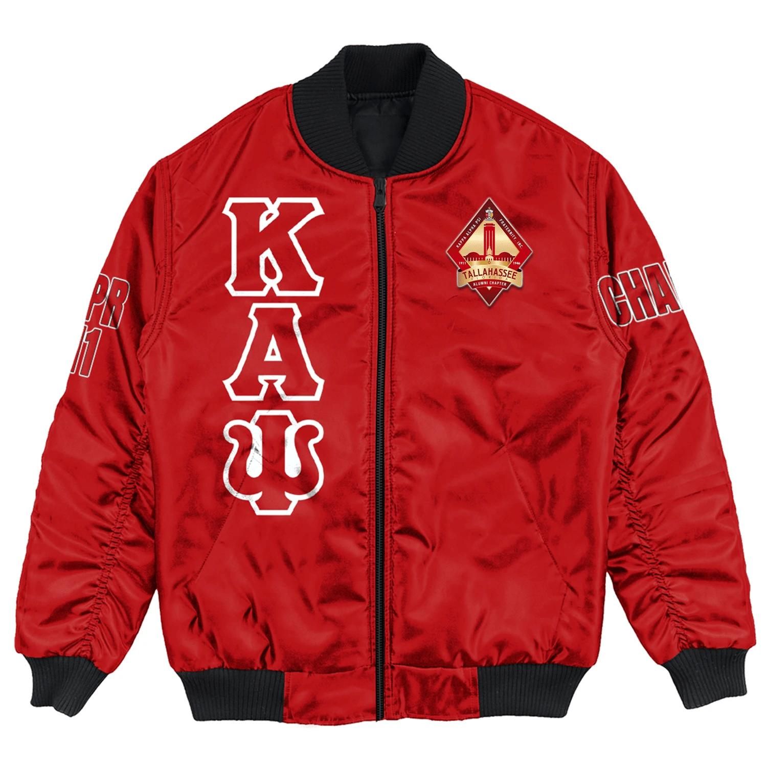 Africa Zone Jacket - Tallahassee Alumni Chapter Bomber Jackets A31 Bomber Jacket Africa Zone Jacket - Tallahassee Alumni Chapter Bomber Jackets A31 Bomber Jacket