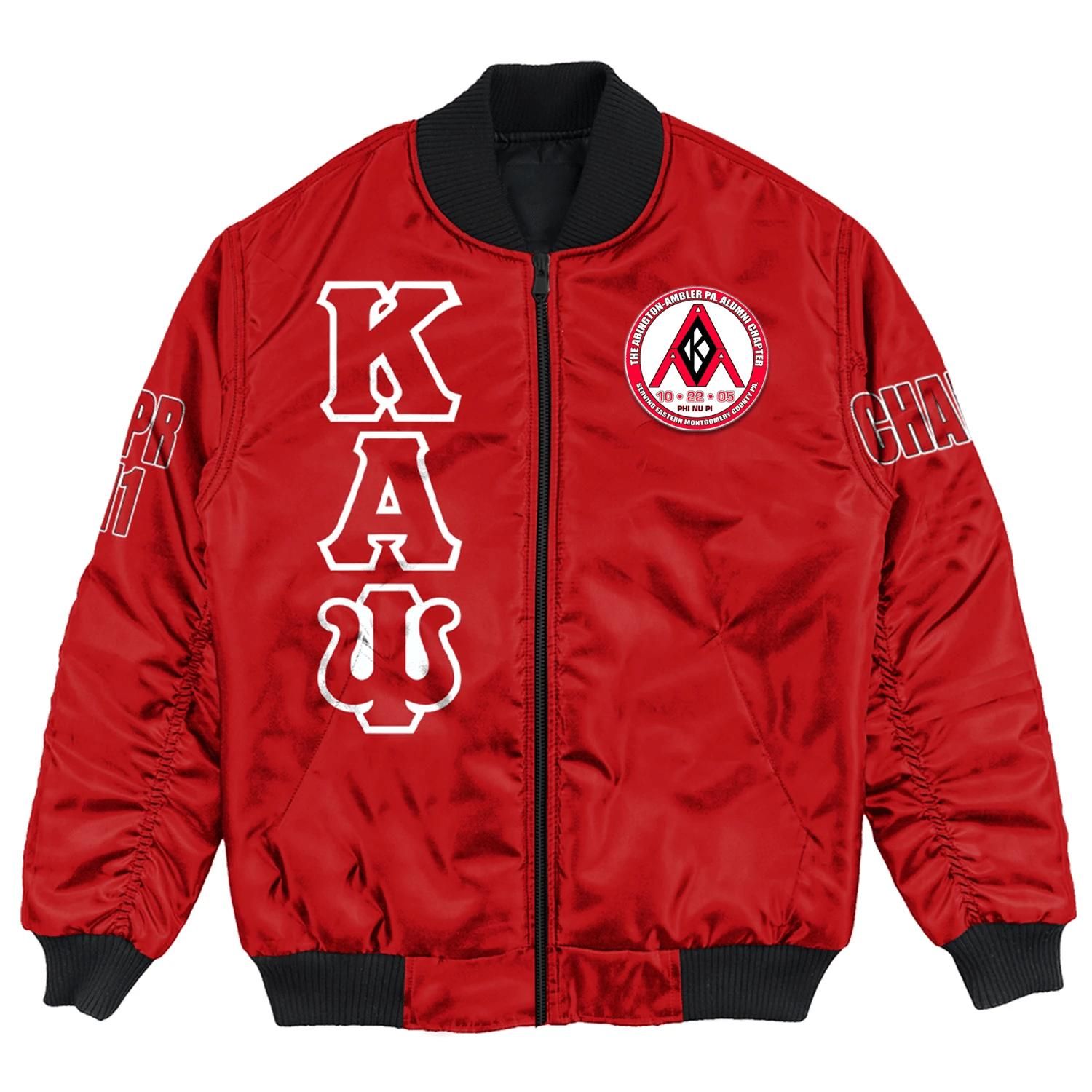 Africa Zone Jacket - The Abington-Ambler Pa Alumni Chapter Bomber Jackets A31 Bomber Jacket Africa Zone Jacket - The Abington-Ambler Pa Alumni Chapter Bomber Jackets A31 Bomber Jacket