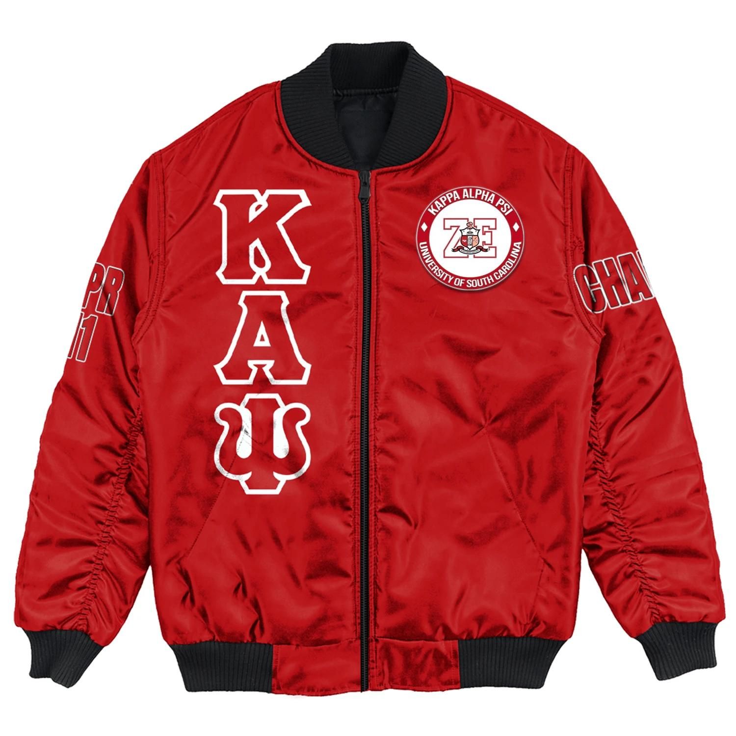 Africa Zone Jacket - University Of South Carolina Alumni Chapter Bomber Jackets A31 Bomber Jacket Africa Zone Jacket - University Of South Carolina Alumni Chapter Bomber Jackets A31 Bomber Jacket