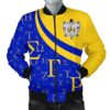 African Men's Bomber Jacket  - Sigma Gamma Rho- BN18 Bomber Jacket