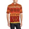 African Pattern Print Design 04 Men Polo Shirt