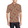 African Pattern Print Design 06 Men Polo Shirt