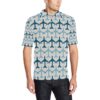 Airplane Pattern Print Design 04 Men Polo Shirt
