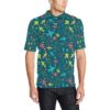 Airplane Pattern Print Design 05 Men Polo Shirt